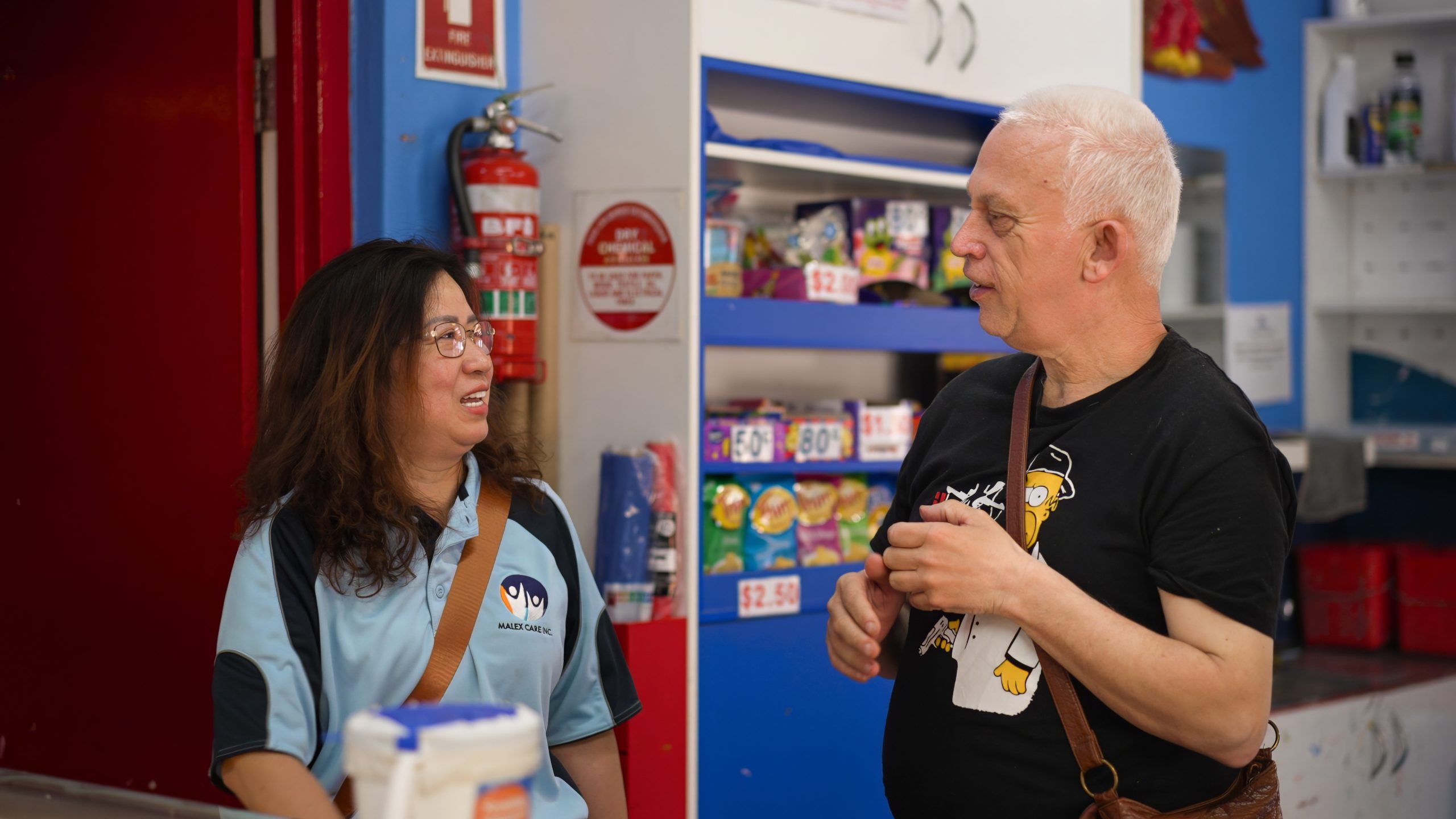 Malex Care Worker with Client - NDIS Disability Support in Adelaide